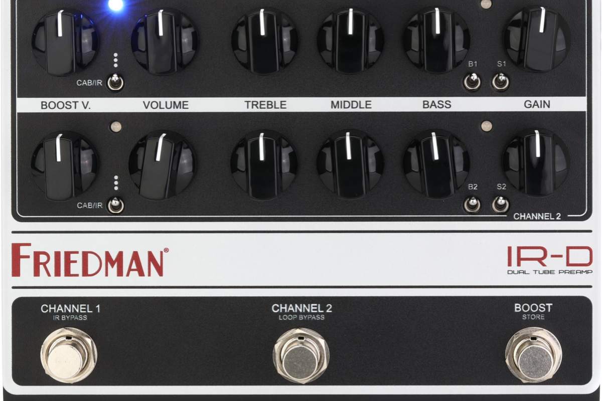 The Friedman IR-D Combines Cutting-Edge Technology with Glowing Tubes and Fits Your Pedalboard
