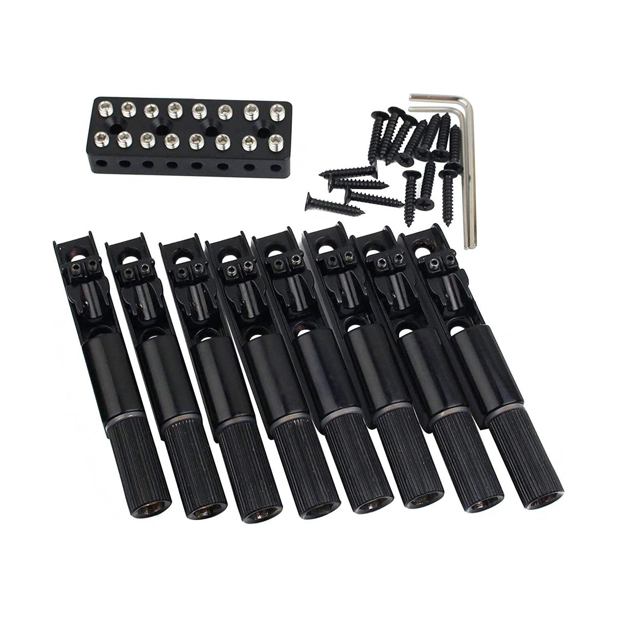 BG3004 Juego de Bloqueo de Cuerdas para Puente de Guitarra Sin Cabeza Guyker de 6 Cuerdas