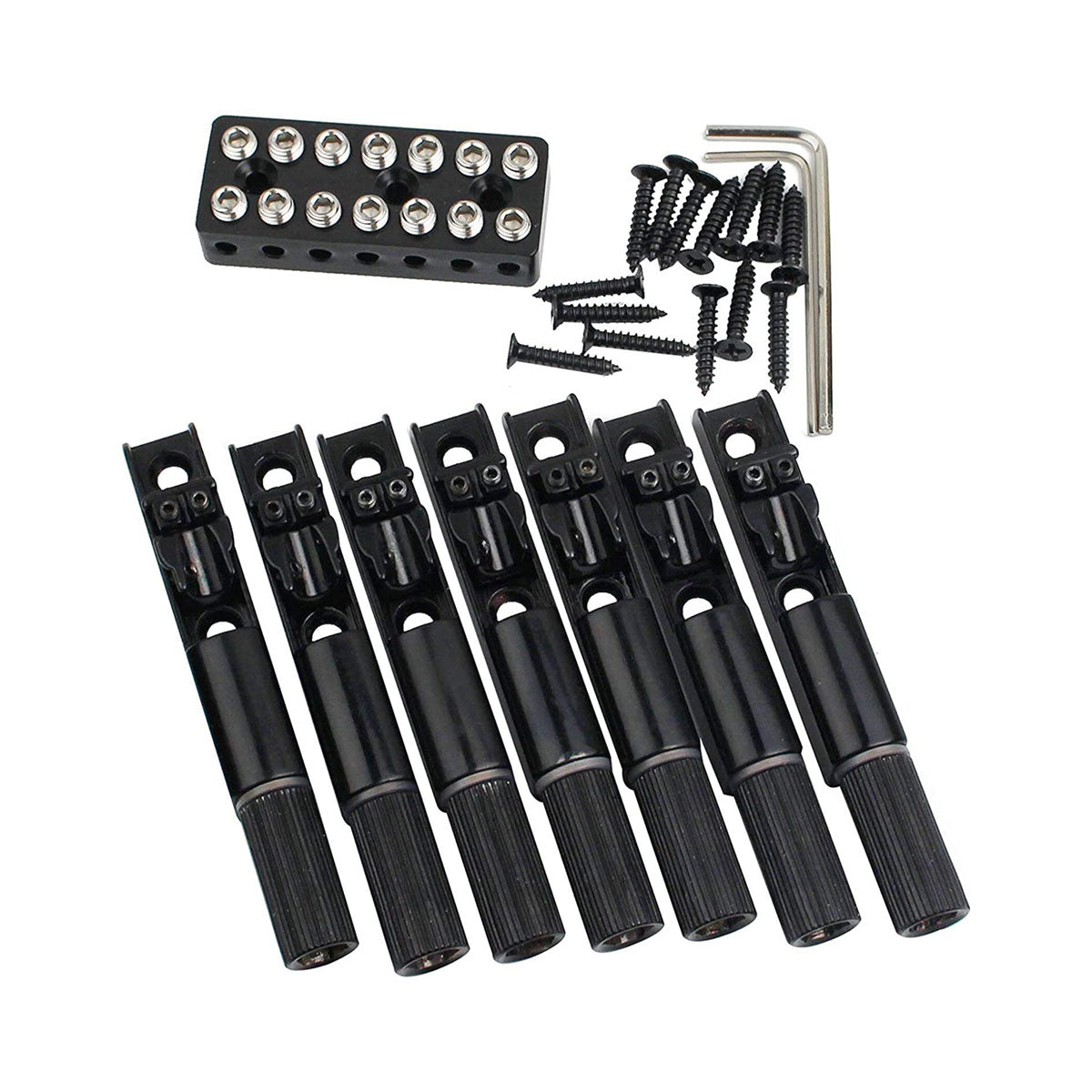 BG3004 Juego de Bloqueo de Cuerdas para Puente de Guitarra Sin Cabeza Guyker de 6 Cuerdas