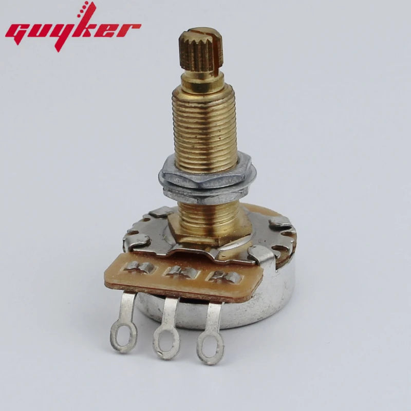 GUYKER A500K Brass Long Shaft Potentiometer For LP Guitar