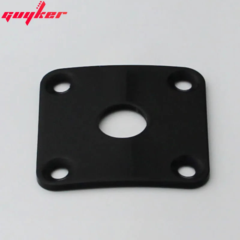 1 Piece Square Curved Metal Jack Plate For Electric Guitar Bass