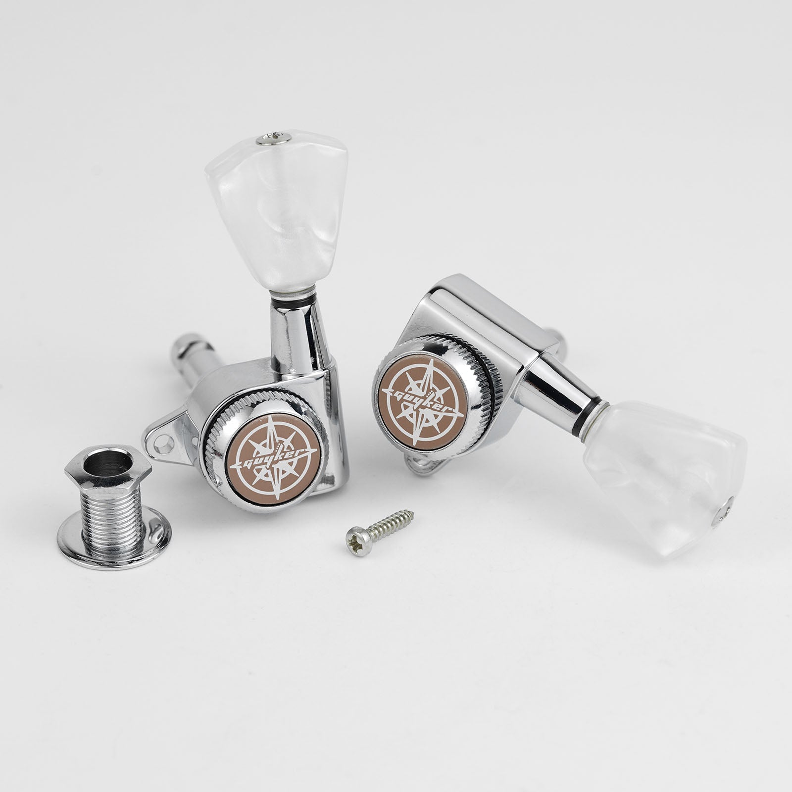 Guyker GK102SP-A Locking Guitar Tuners for Electric Guitar 1:21 Ratio