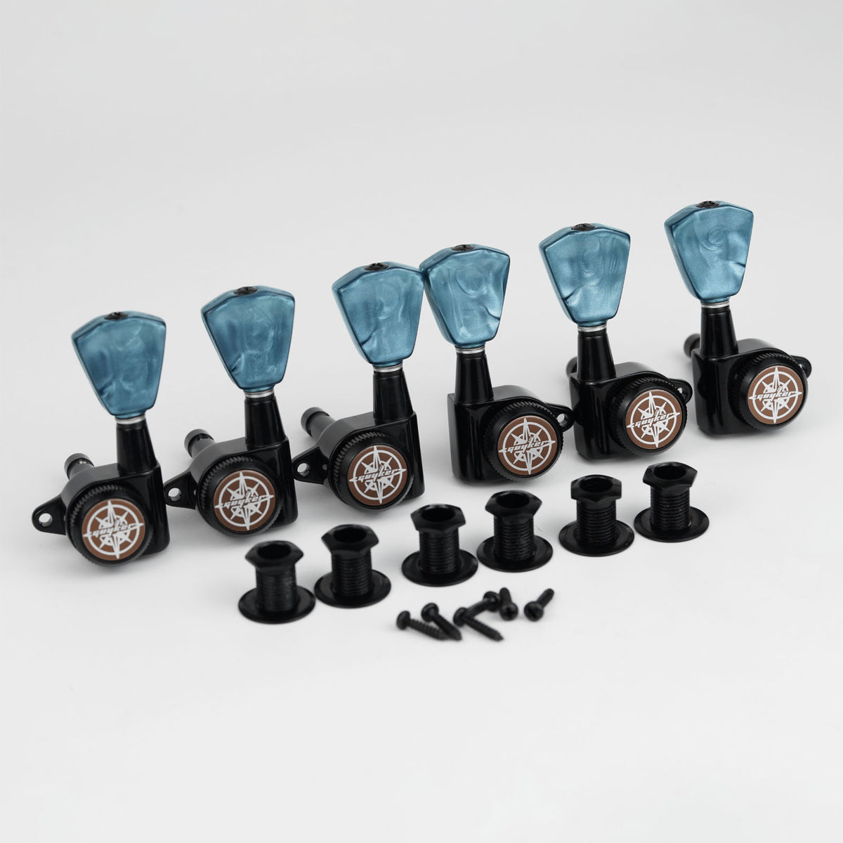 Guyker GK102SP-A Locking Guitar Tuners for Electric Guitar 1:21 Ratio