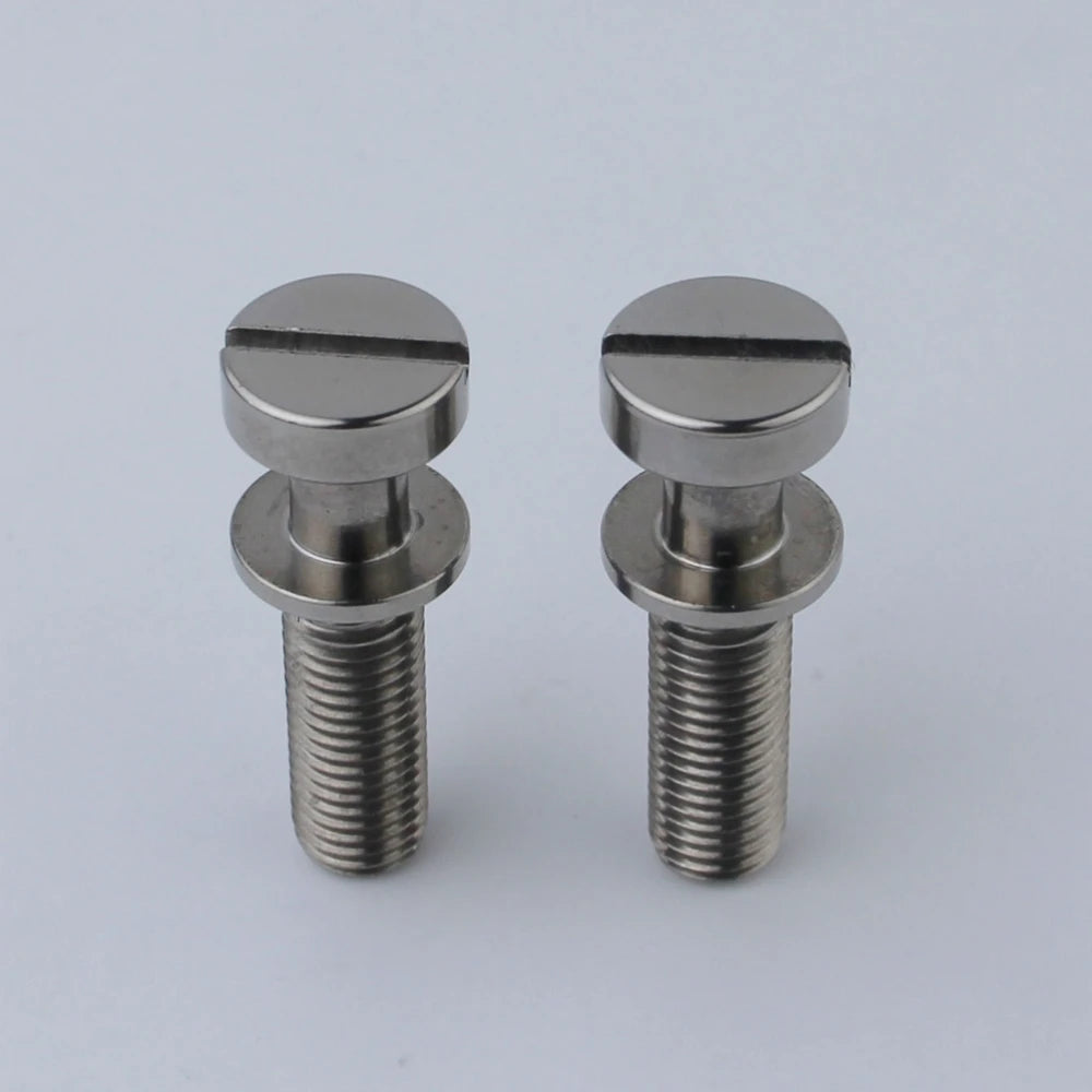 2 Piece Tune-O-Matic Bridge Tailpiece Stud Core Titanium Alloy For EPI/GIB Electric Guitar