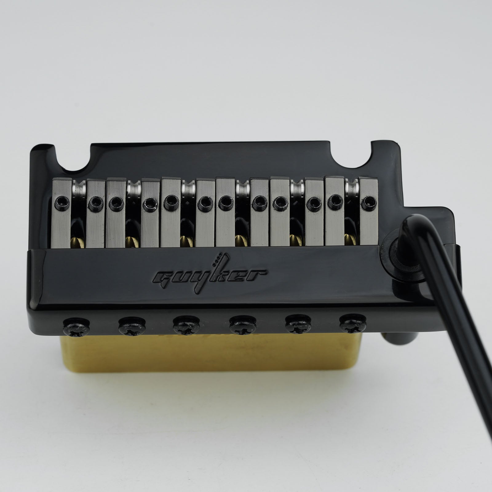 2-Point Tremolo Bridge with Brass Saddle & Block For FD Strat Guyker