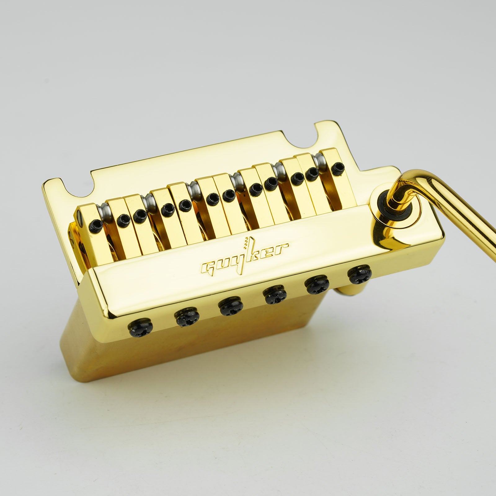 2-Point Tremolo Bridge with Brass Saddle & Block For FD Strat Guyker