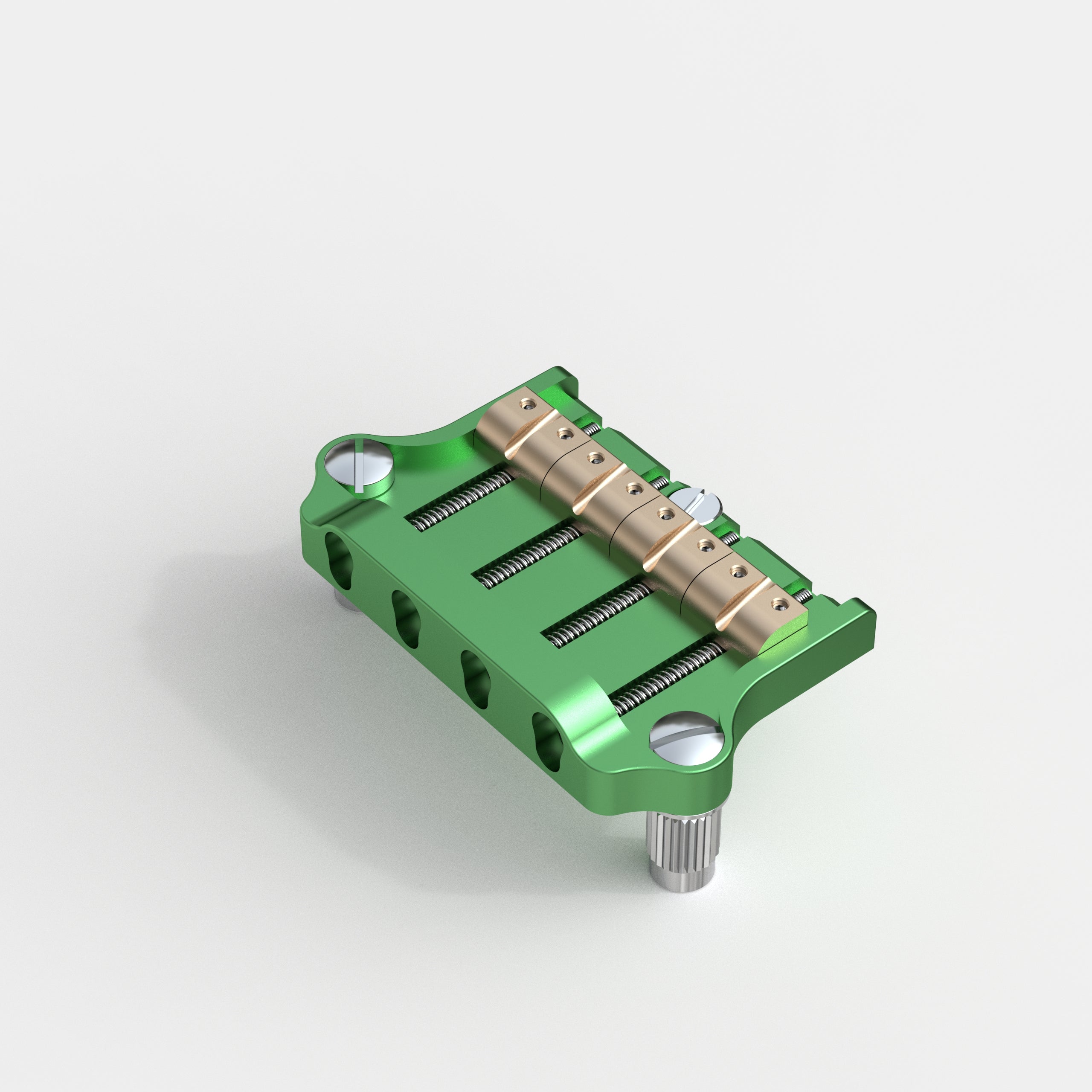 Guyker GBA-004 CNC Aluminum Alloy 3-Point Bass Guitar Bridge for GBS EP