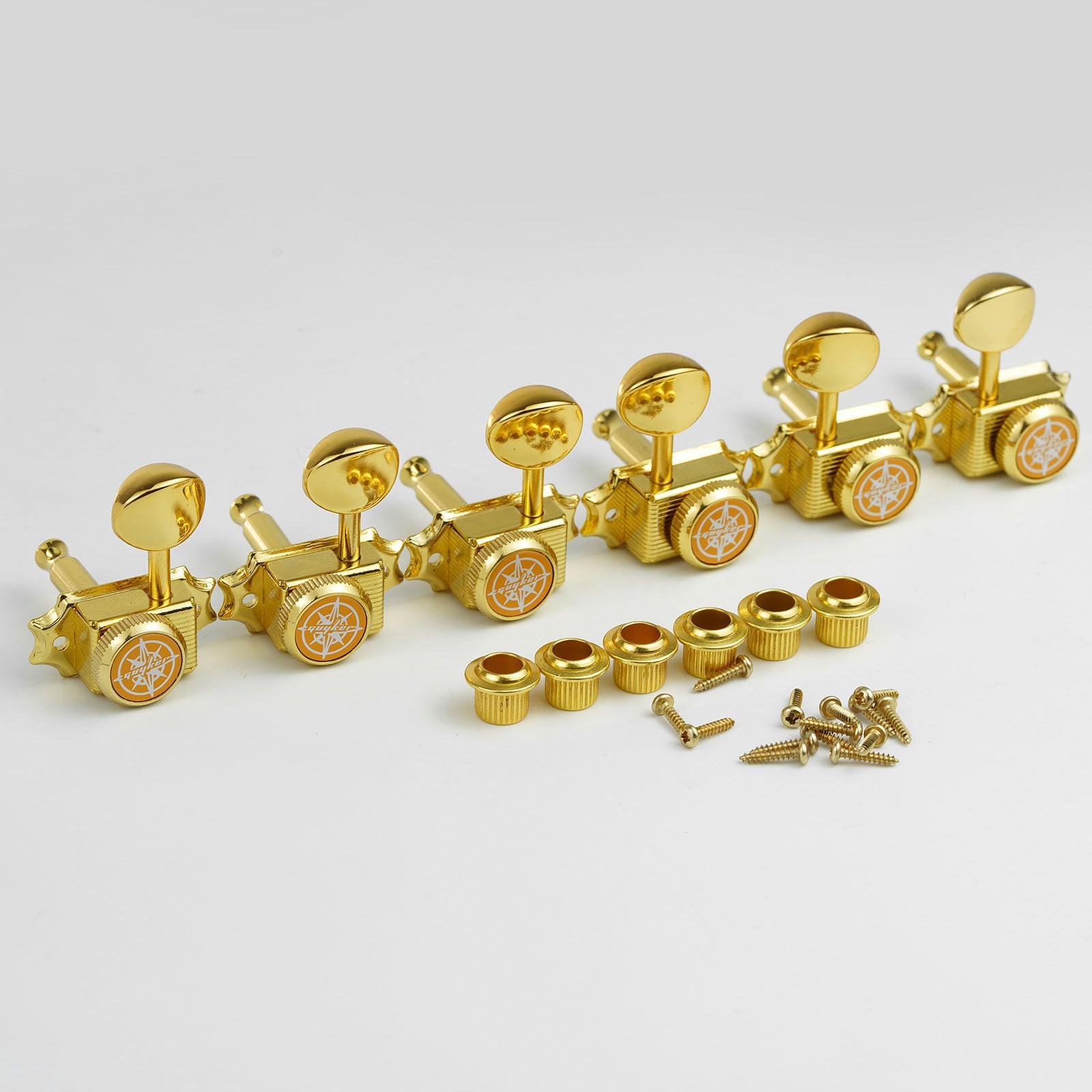 3R+3L Locking Guitar Tuners Vintage Style Machine Heads Guyker