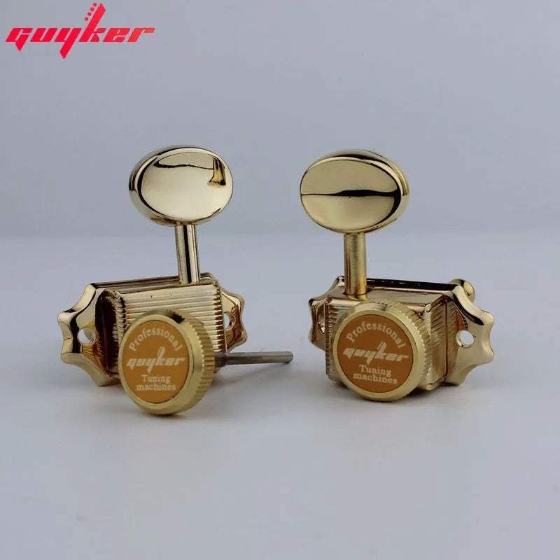 3R+3L Locking Guitar Tuners Vintage Style Machine Heads Guyker