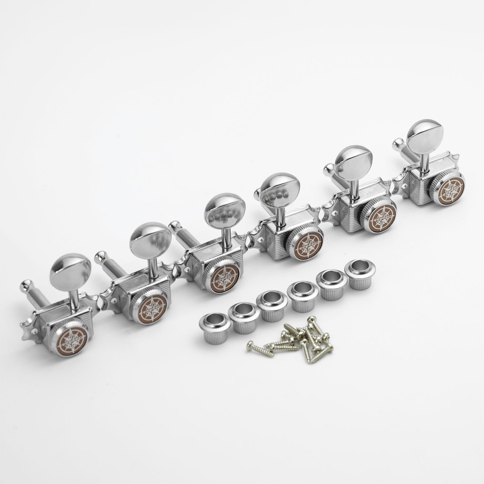 3R+3L Locking Guitar Tuners Vintage Style Machine Heads Guyker