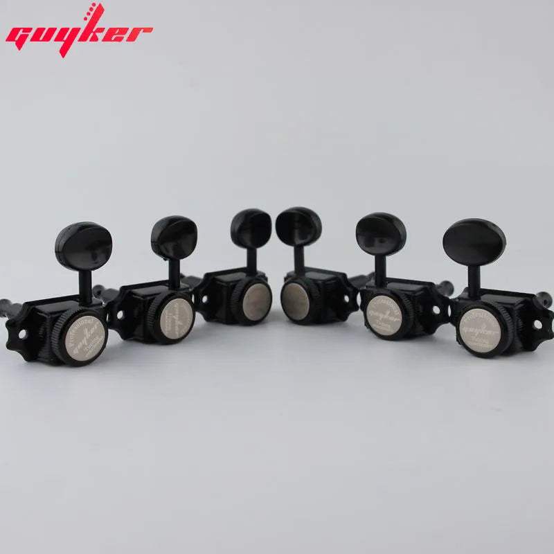 3R+3L Locking Guitar Tuners Vintage Style Machine Heads Guyker