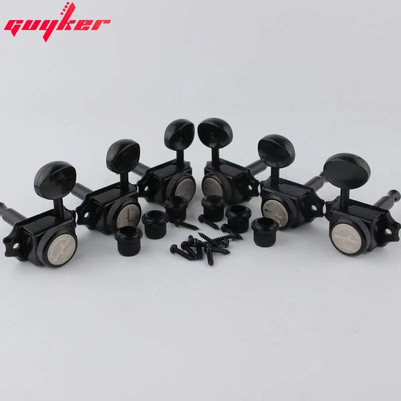 3R+3L Locking Guitar Tuners Vintage Style Machine Heads Guyker