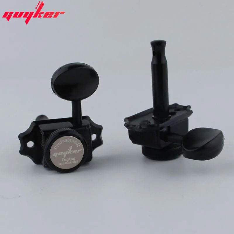 3R+3L Locking Guitar Tuners Vintage Style Machine Heads Guyker