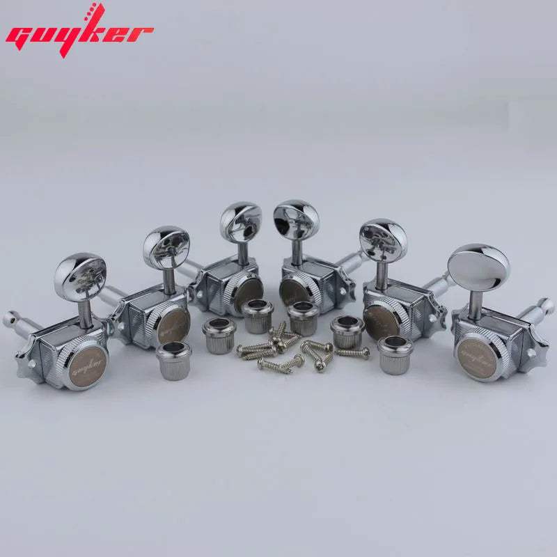 3R+3L Locking Guitar Tuners Vintage Style Machine Heads Guyker