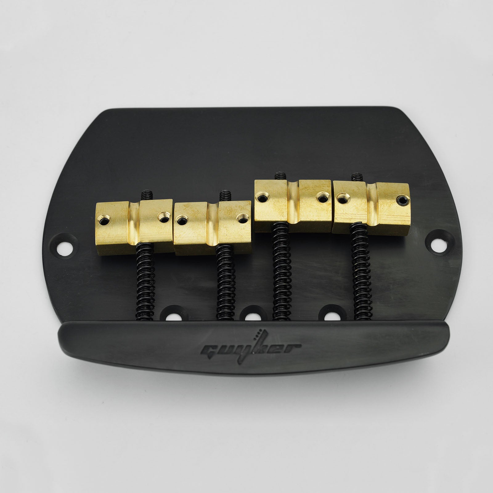 4-String Bass Bridge with Brass Saddles | Guyker