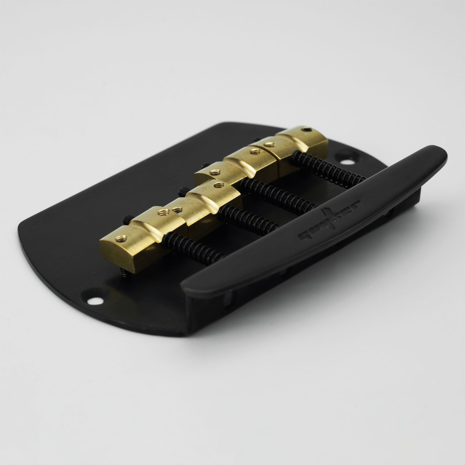 4-String Bass Bridge with Brass Saddles | Guyker