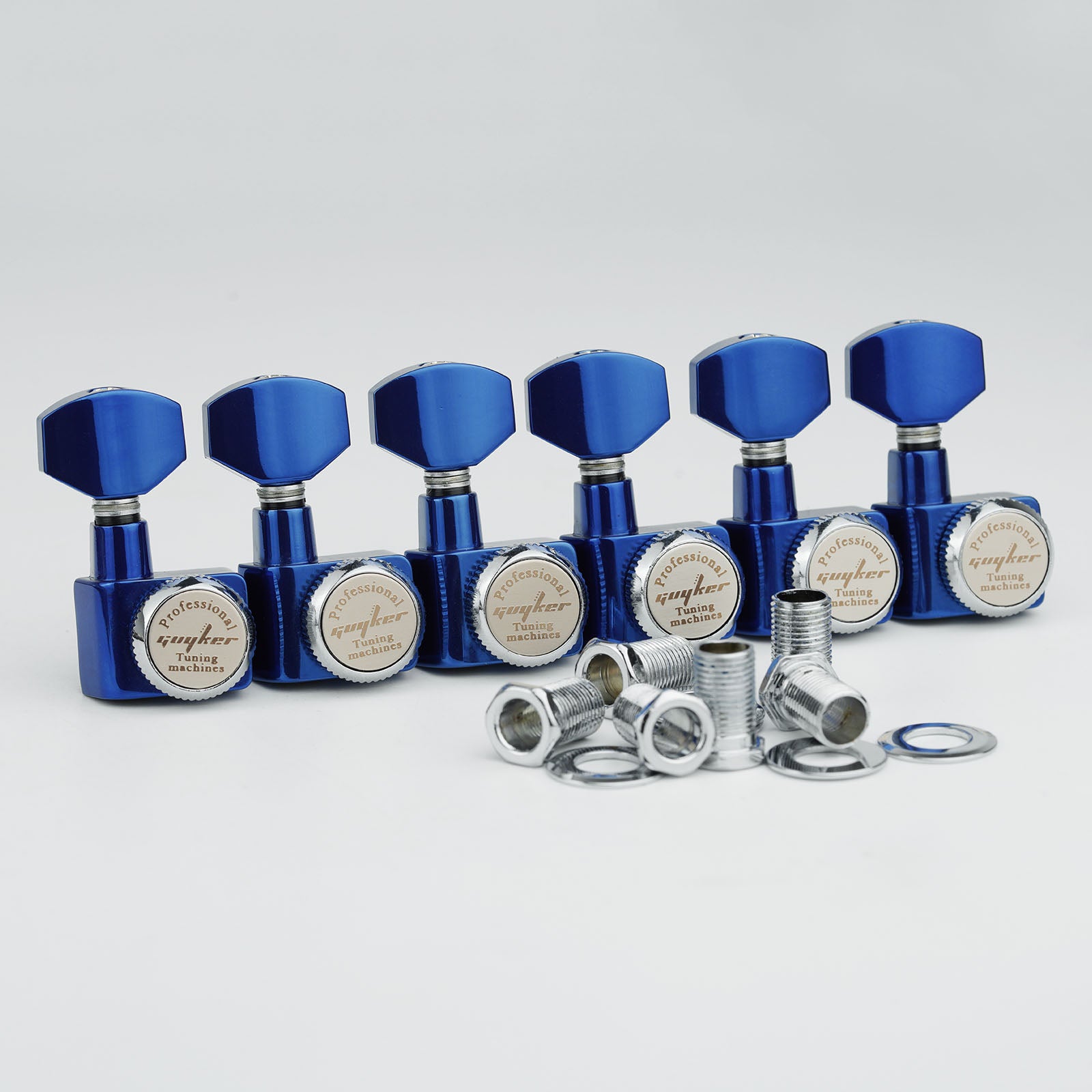 GK-434SP 6 Right Hand In-line Guitar Tuning Key Pegs No Screws