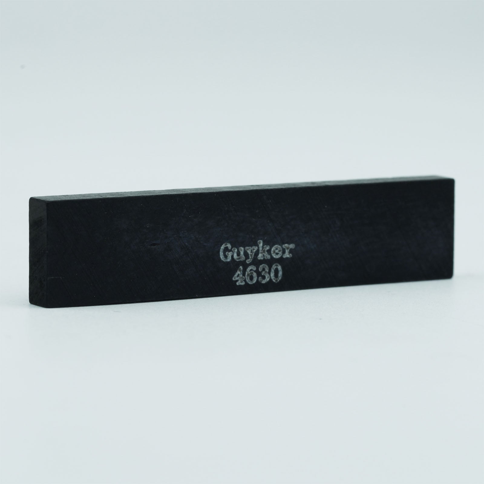 Guyker Bone Nut for Bass Black Flat Bottom Pre-Slotted 6 String Bass