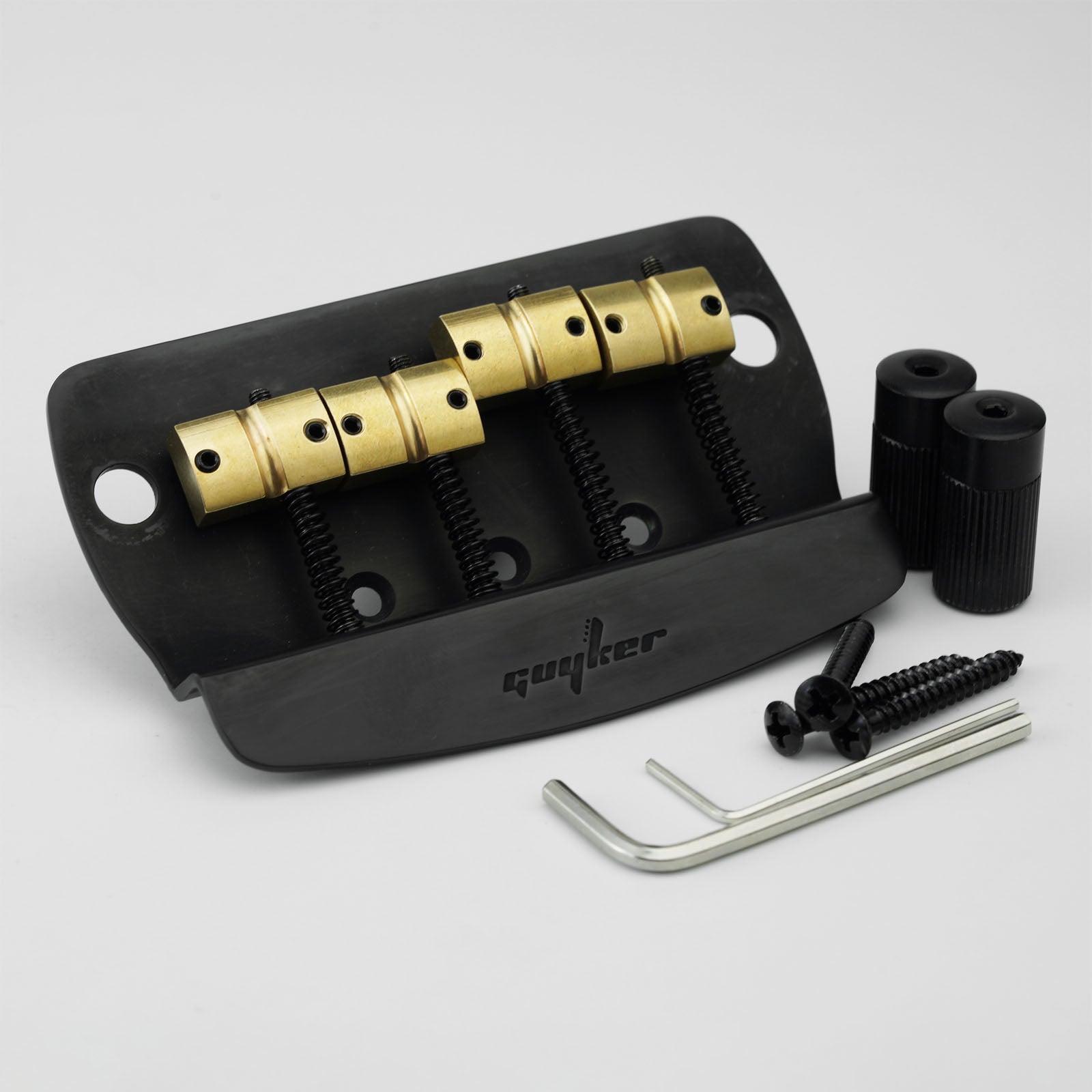4 String Bass Bridge Brass Saddles | Guyker