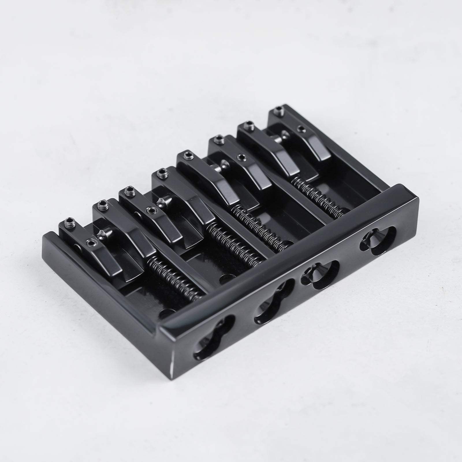 4 String Bass Bridge with Adjustable Saddles Zinc Alloy Vintage Design Guyker