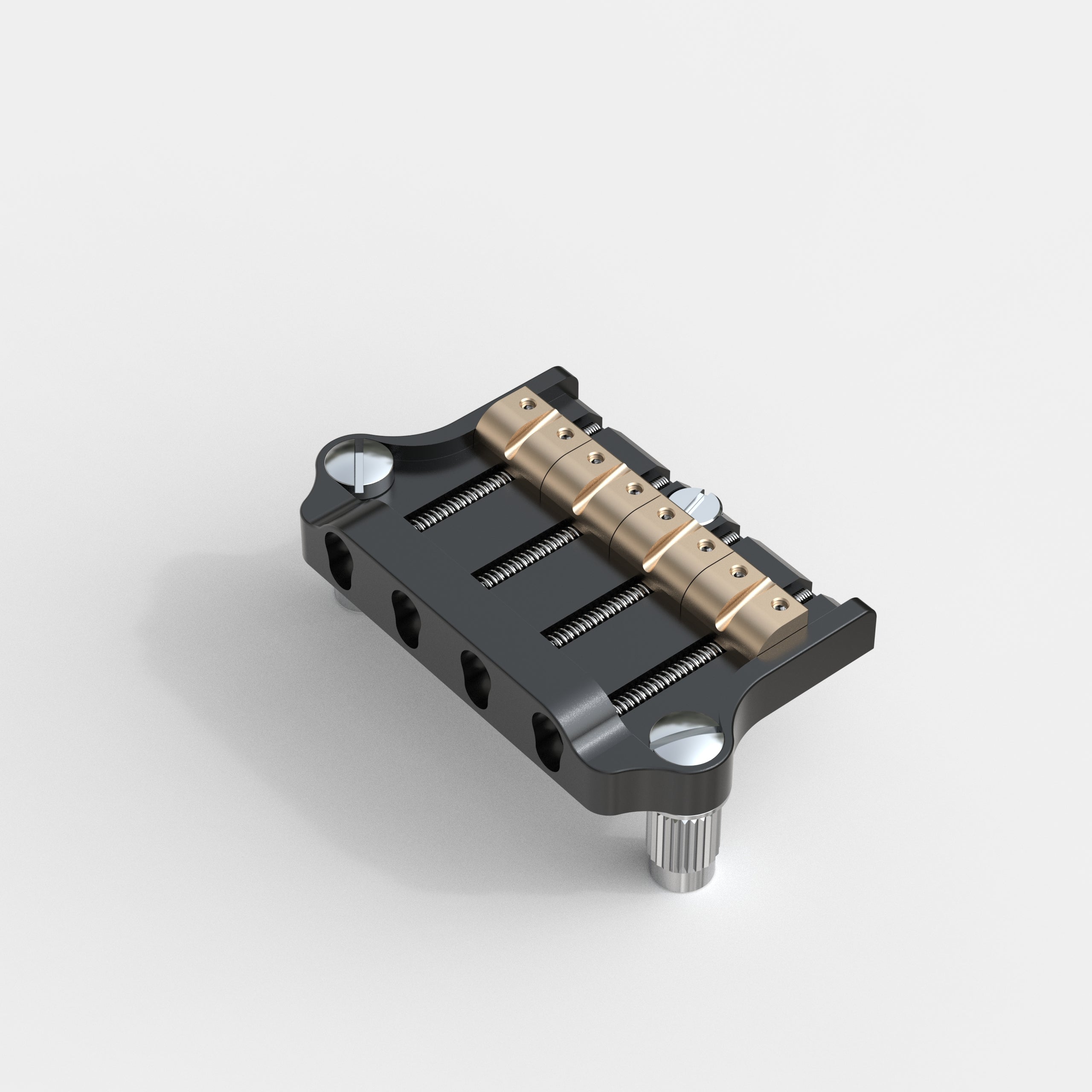 Guyker GBA-004 CNC Aluminum Alloy 3-Point Bass Guitar Bridge for GBS EP