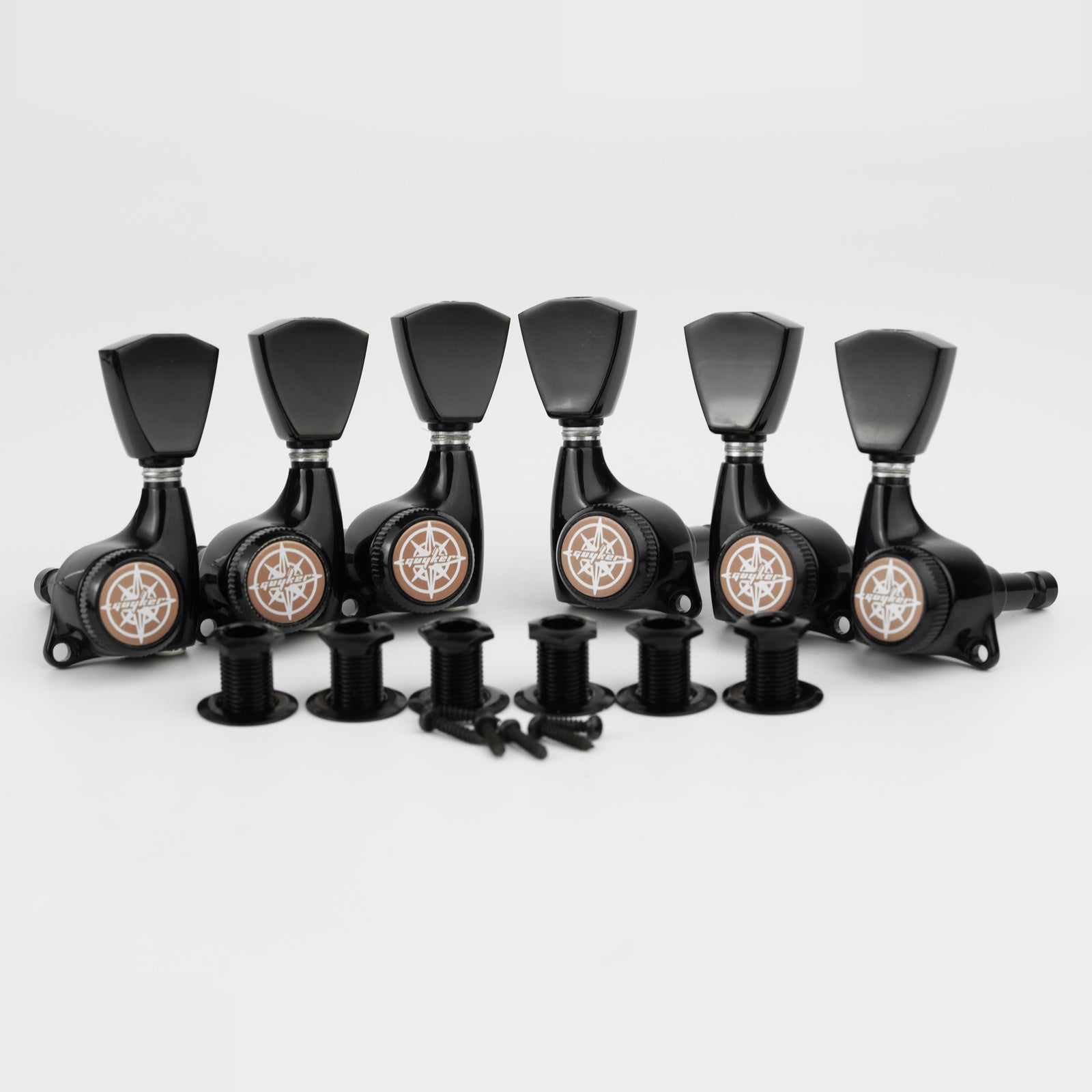 Guyker GK-510D4SP Locking Tuners with 1:21 Gear Ratio for LP and SG Electric Guitars