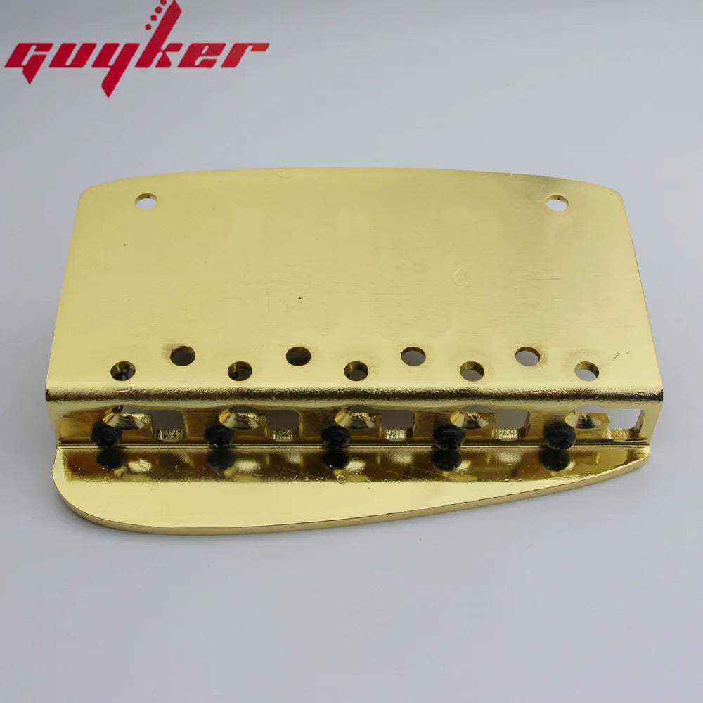 5 String Bass Bridge – Hard Tail with Brass Base | Guyker