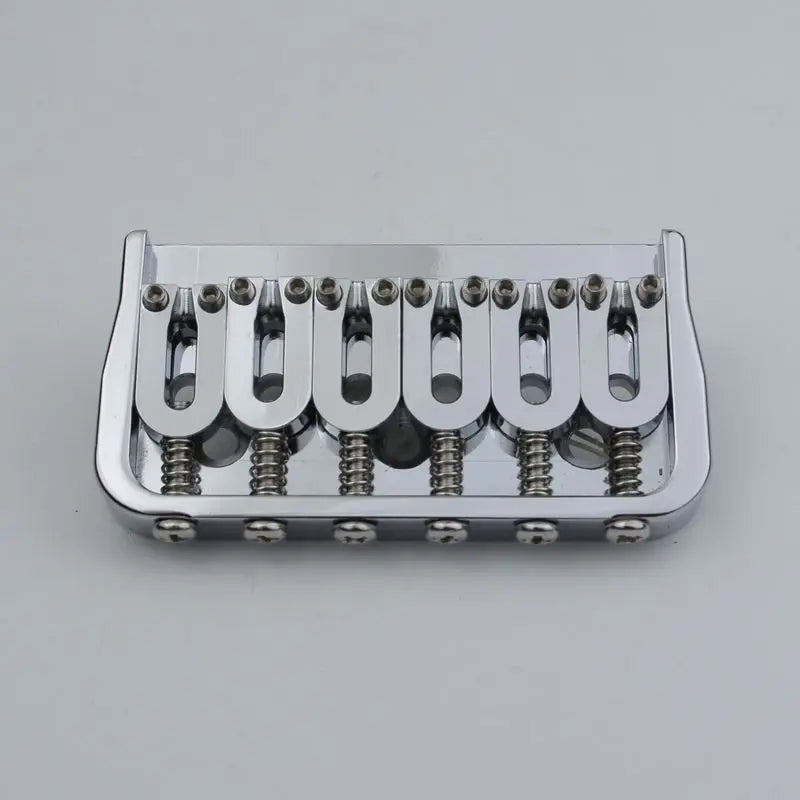 6 String Fixed Pure Copper Electric Guitar Bridge Hips Brass Chrome