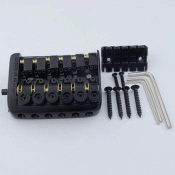 6-String Headless Guitar Bridge Worm Gear Fine Tuning, 10.5mm Spacing | Guyker