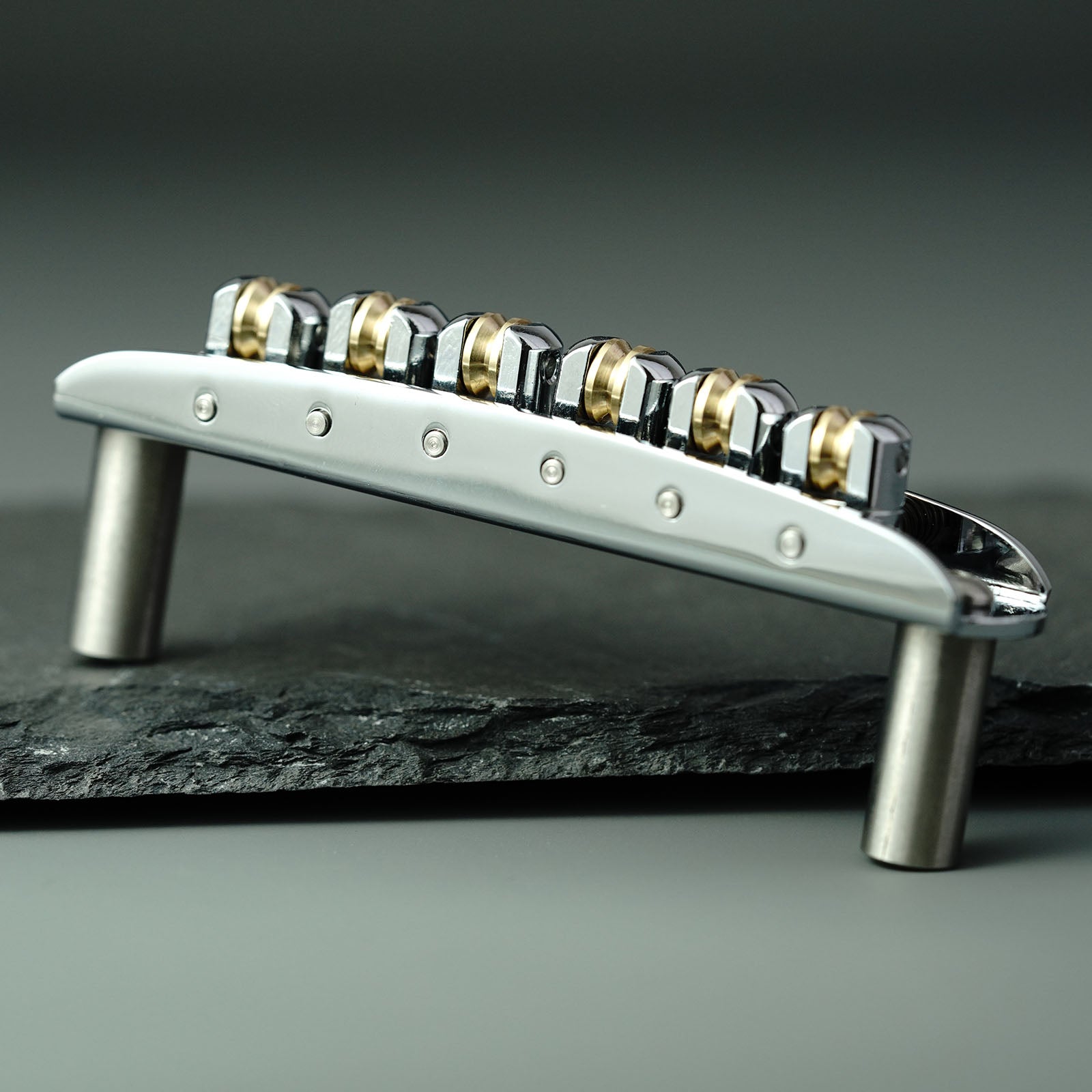 6 String Guitar Bridge Roller Bridge For Jazzmaster 9.5" Radius Guyker