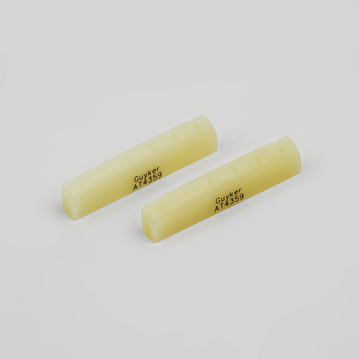 Guyker AT Series Oil-Impregnated Bone Guitar Nuts & Saddles for Acoustic Guitar