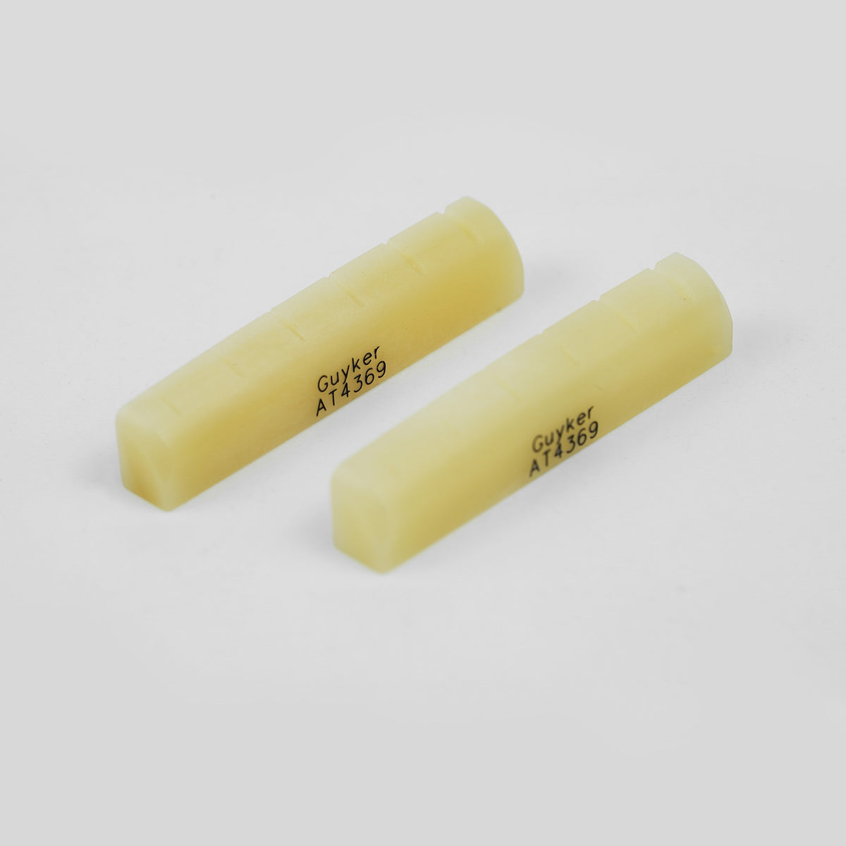 Guyker AT Series Oil-Impregnated Bone Guitar Nuts & Saddles for Acoustic Guitar