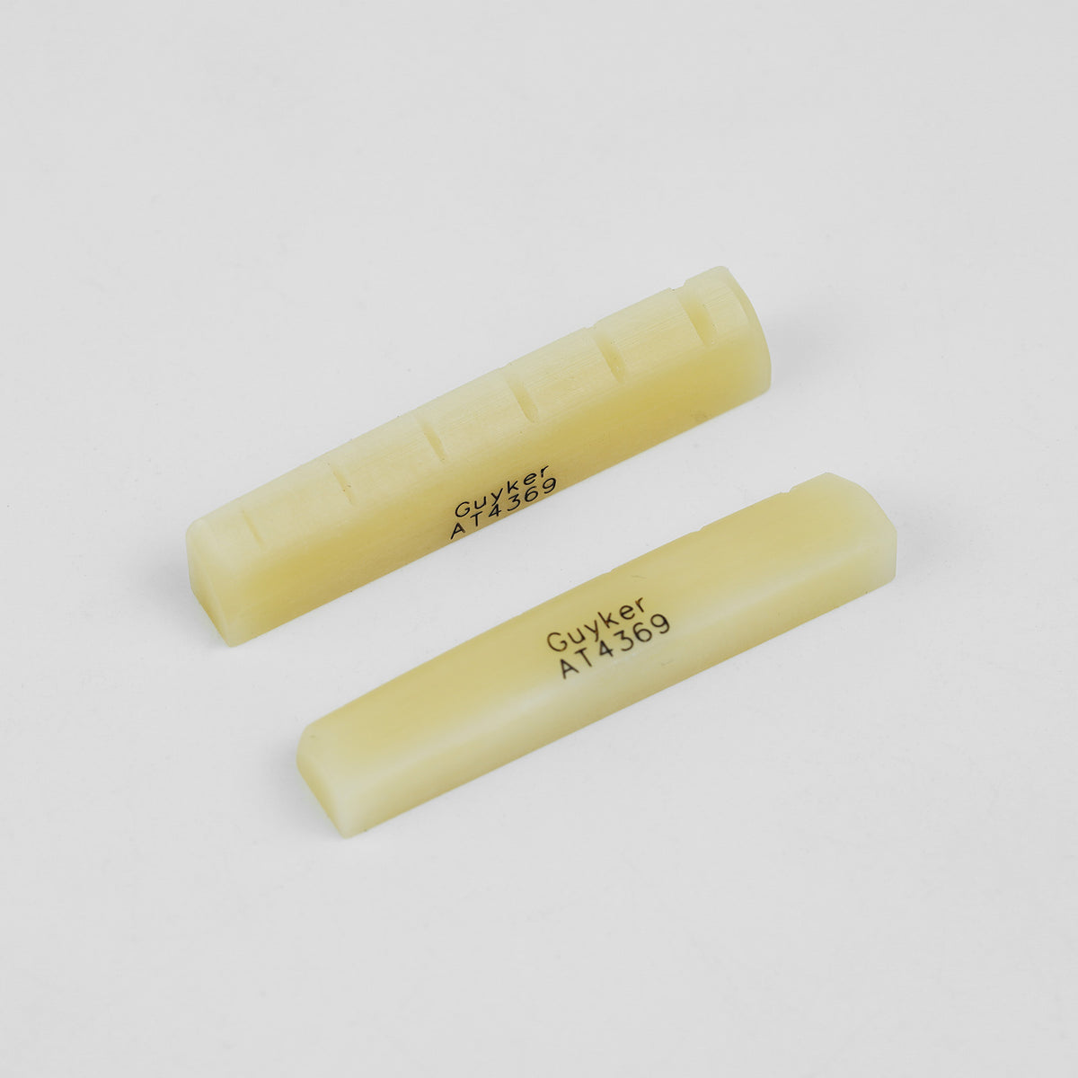Guyker AT Series Oil-Impregnated Bone Guitar Nuts & Saddles for Acoustic Guitar
