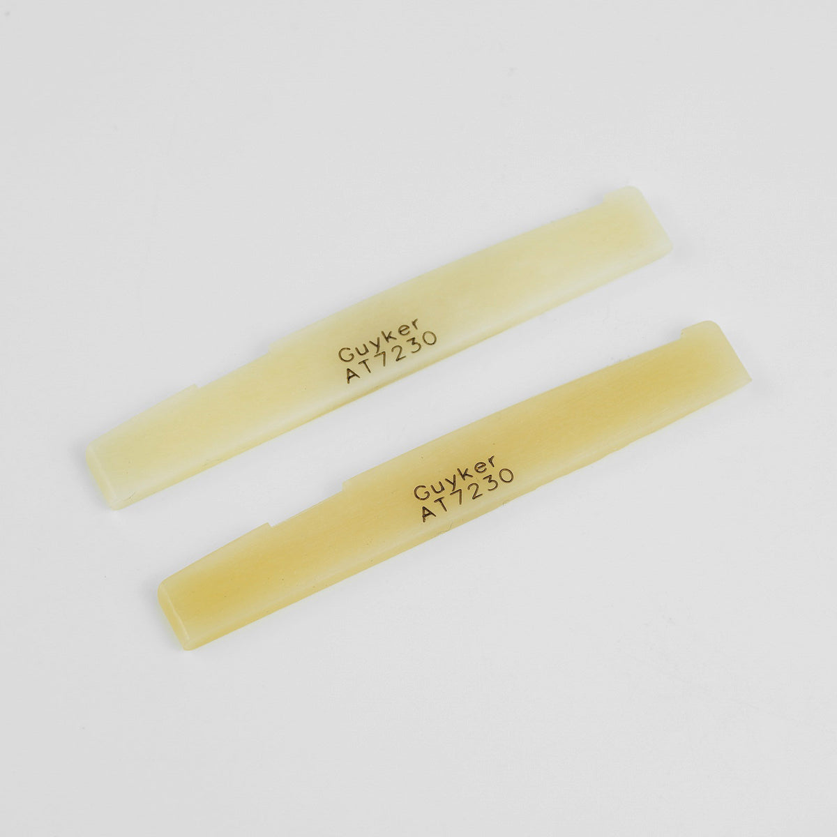 Guyker AT Series Oil-Impregnated Bone Guitar Nuts & Saddles for Acoustic Guitar