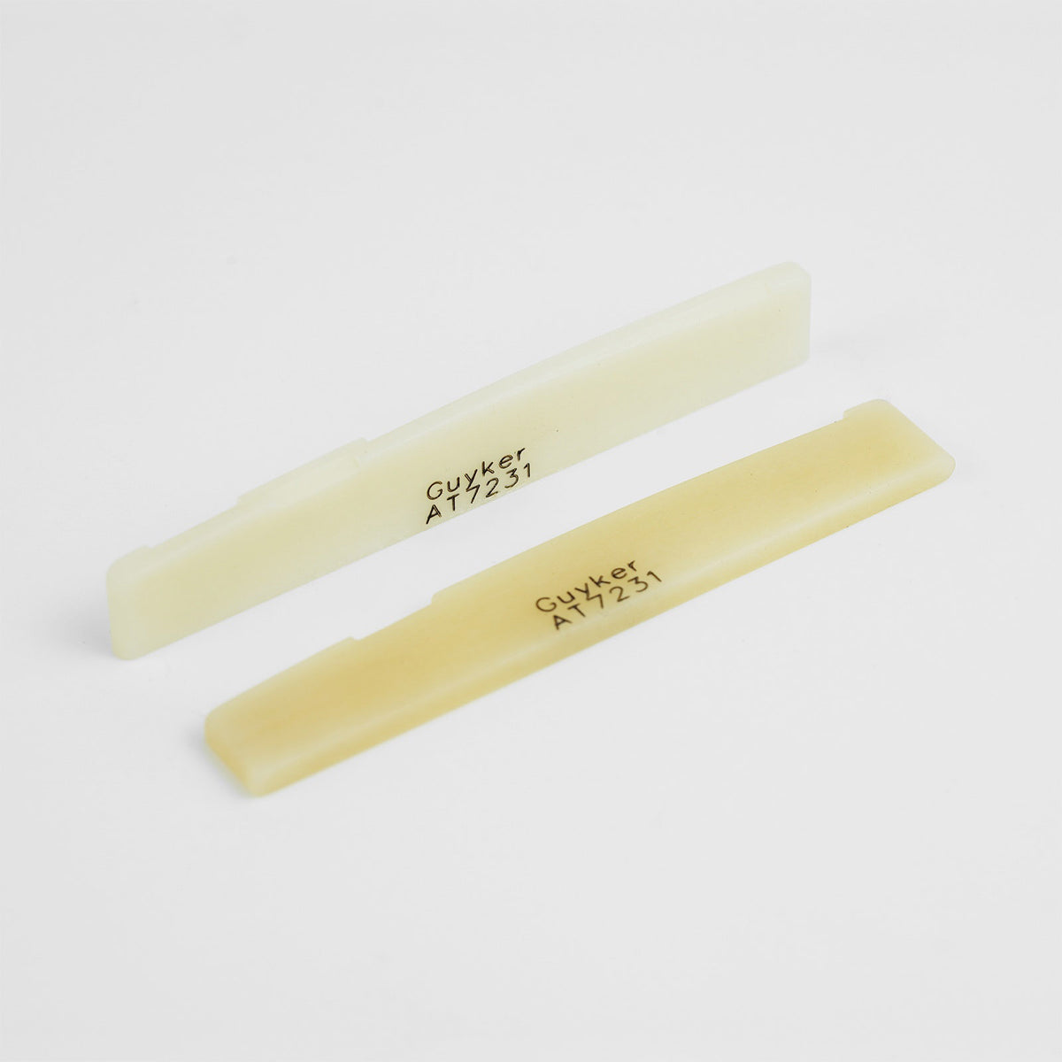 Guyker AT Series Oil-Impregnated Bone Guitar Nuts & Saddles for Acoustic Guitar