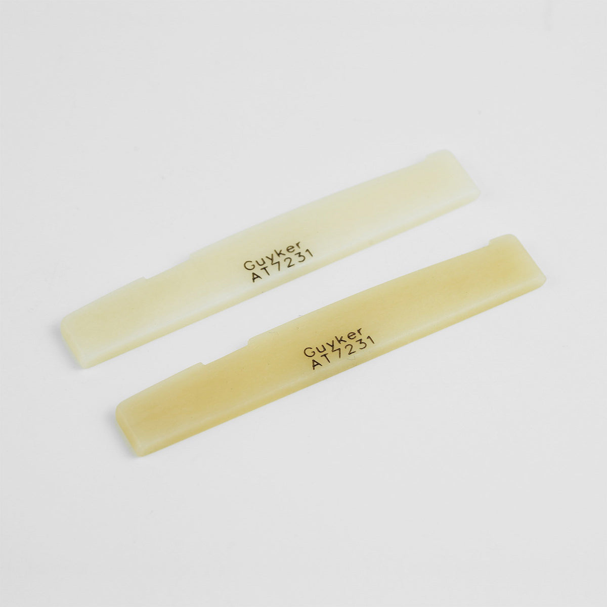 Guyker AT Series Oil-Impregnated Bone Guitar Nuts & Saddles for Acoustic Guitar