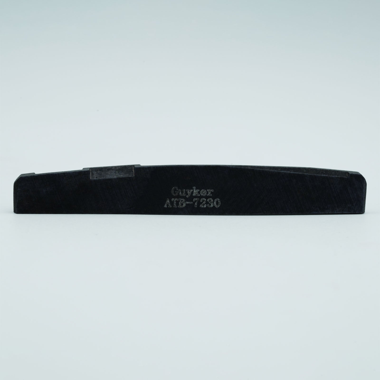 Guyker Bone Nut or Saddle Black Flat for Acoustic Guitar