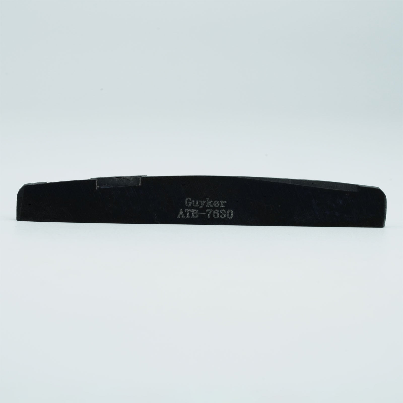 Guyker Bone Nut or Saddle Black Flat for Acoustic Guitar