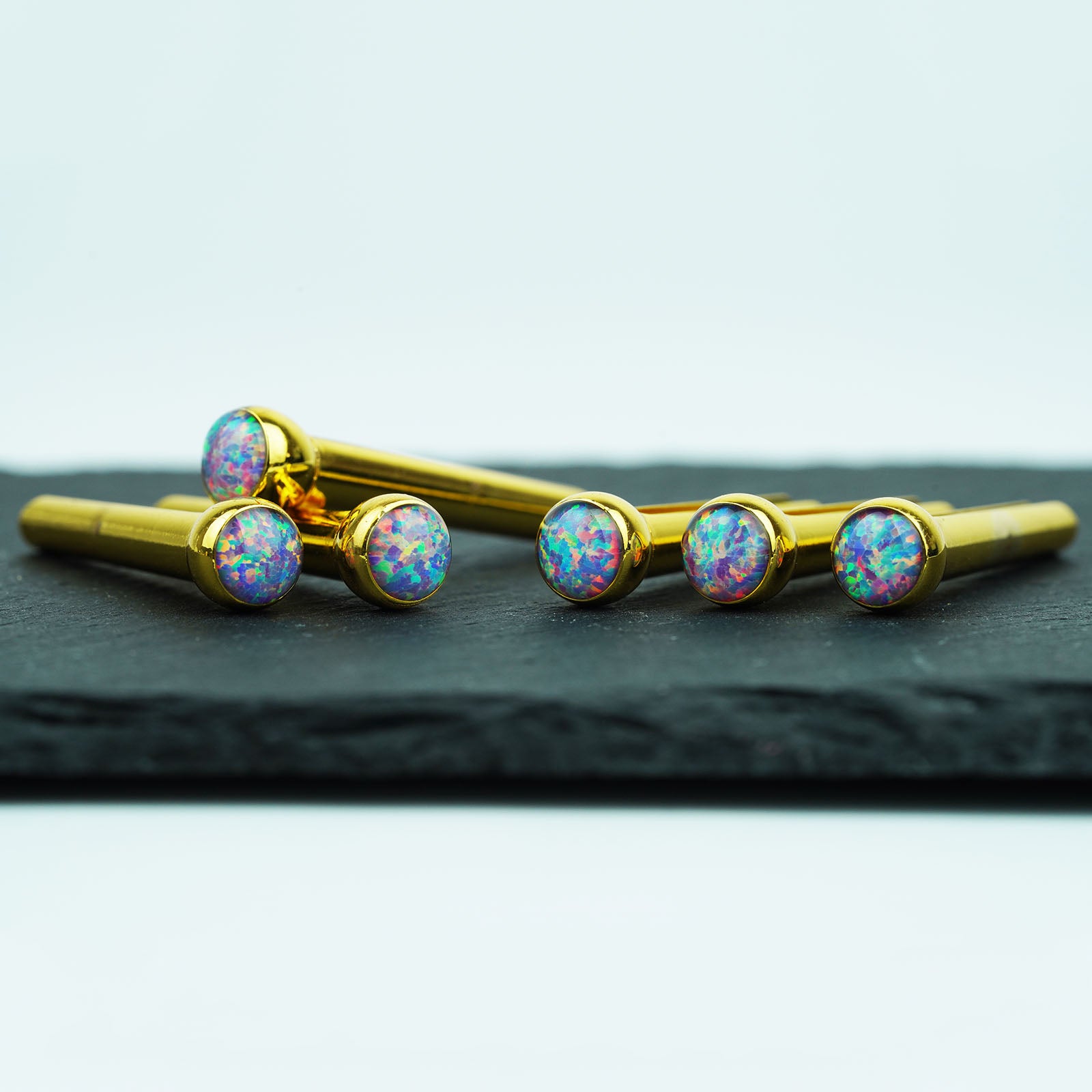 Acoustic Guitar Bridge Pins – Colorful Inlays | Guyker