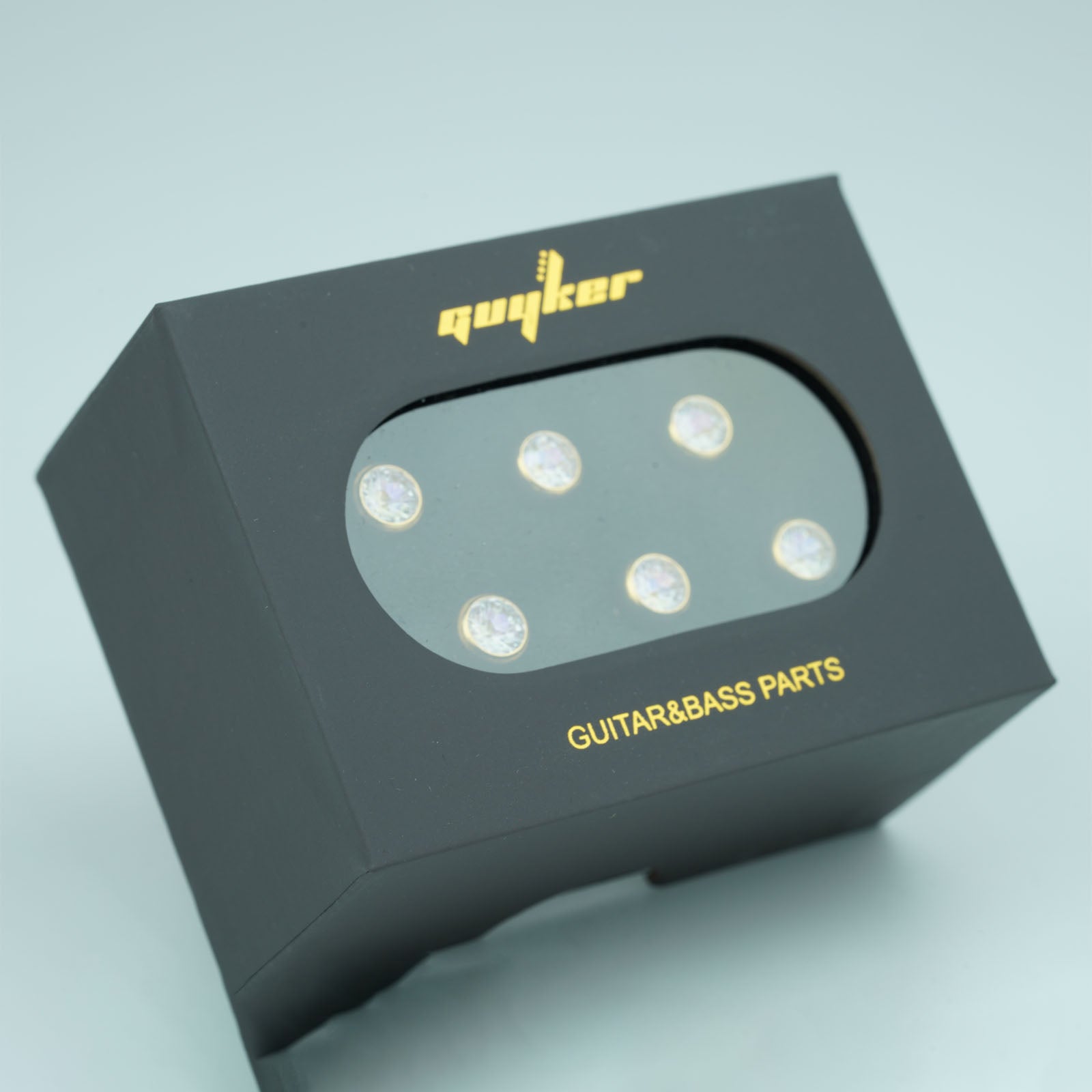Acoustic Guitar Bridge Pins – Crystal Diamond Inlays | Guyker