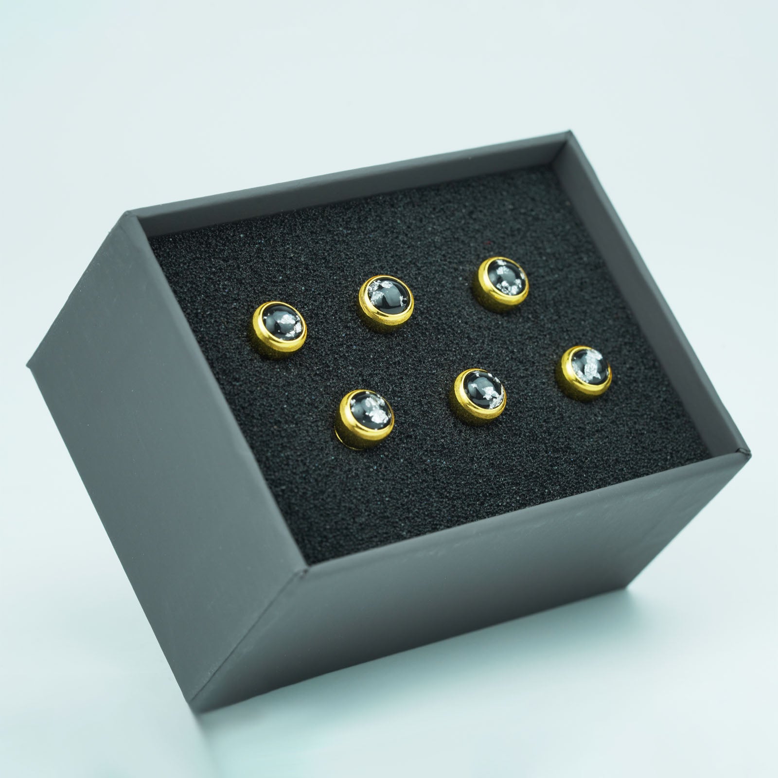 Acoustic Guitar Bridge Pins – Silver Foil Inlays | Guyker
