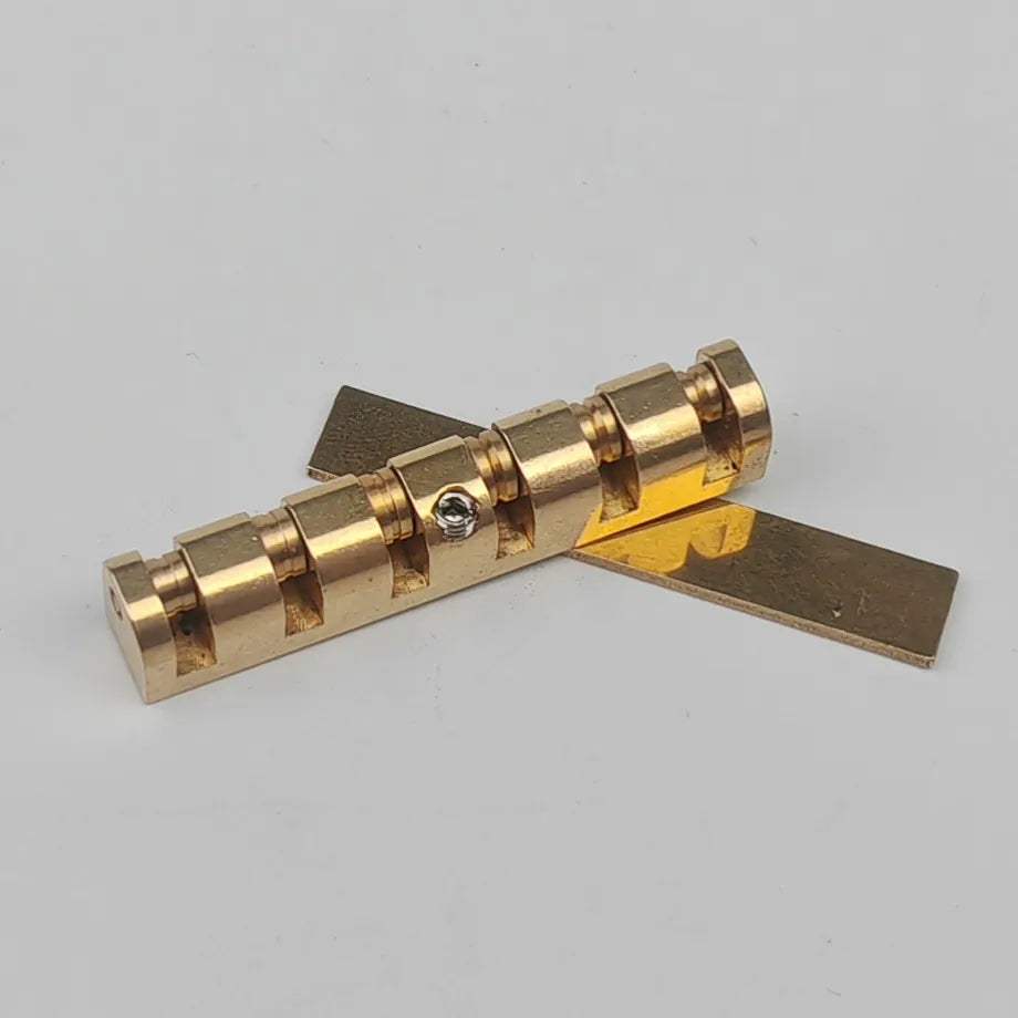 Guyker Height Adjustable 43mm Brass Roller Guitar Nut Replacement for LP SG Style Electric Guitars