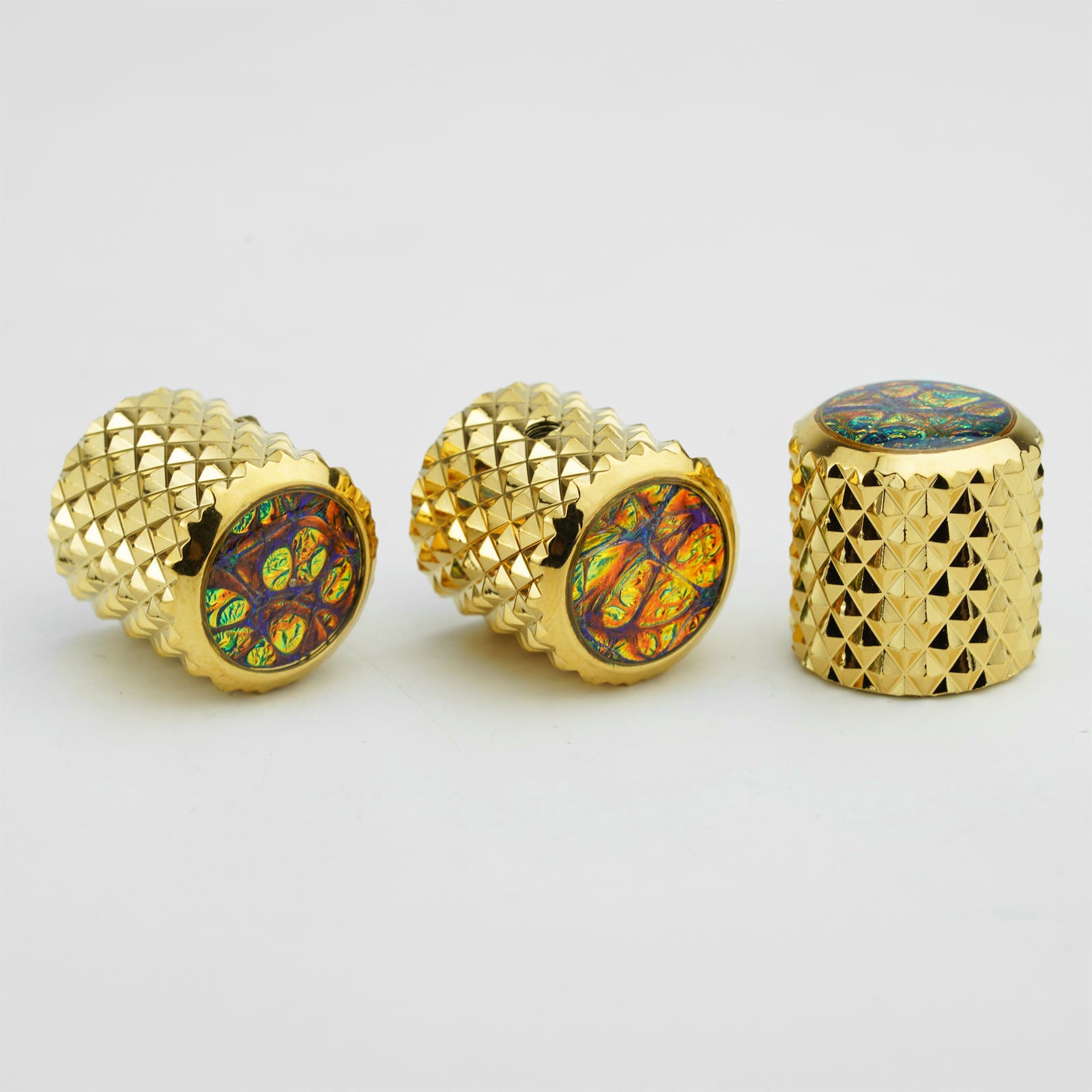 Aluminum Alloy Bass/Guitar Control Knob with Abalone Top | Guyker