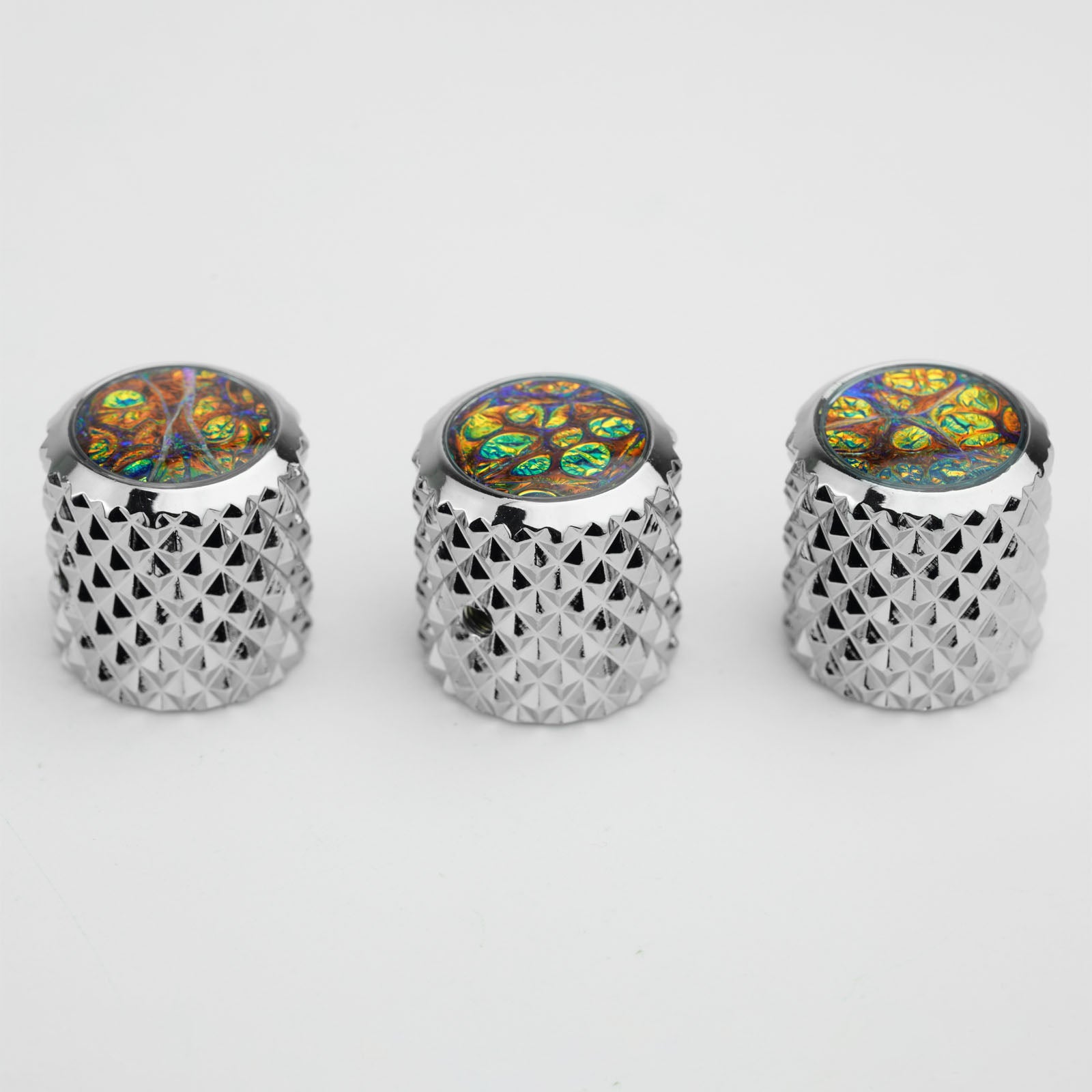Aluminum Alloy Bass/Guitar Control Knob with Abalone Top | Guyker