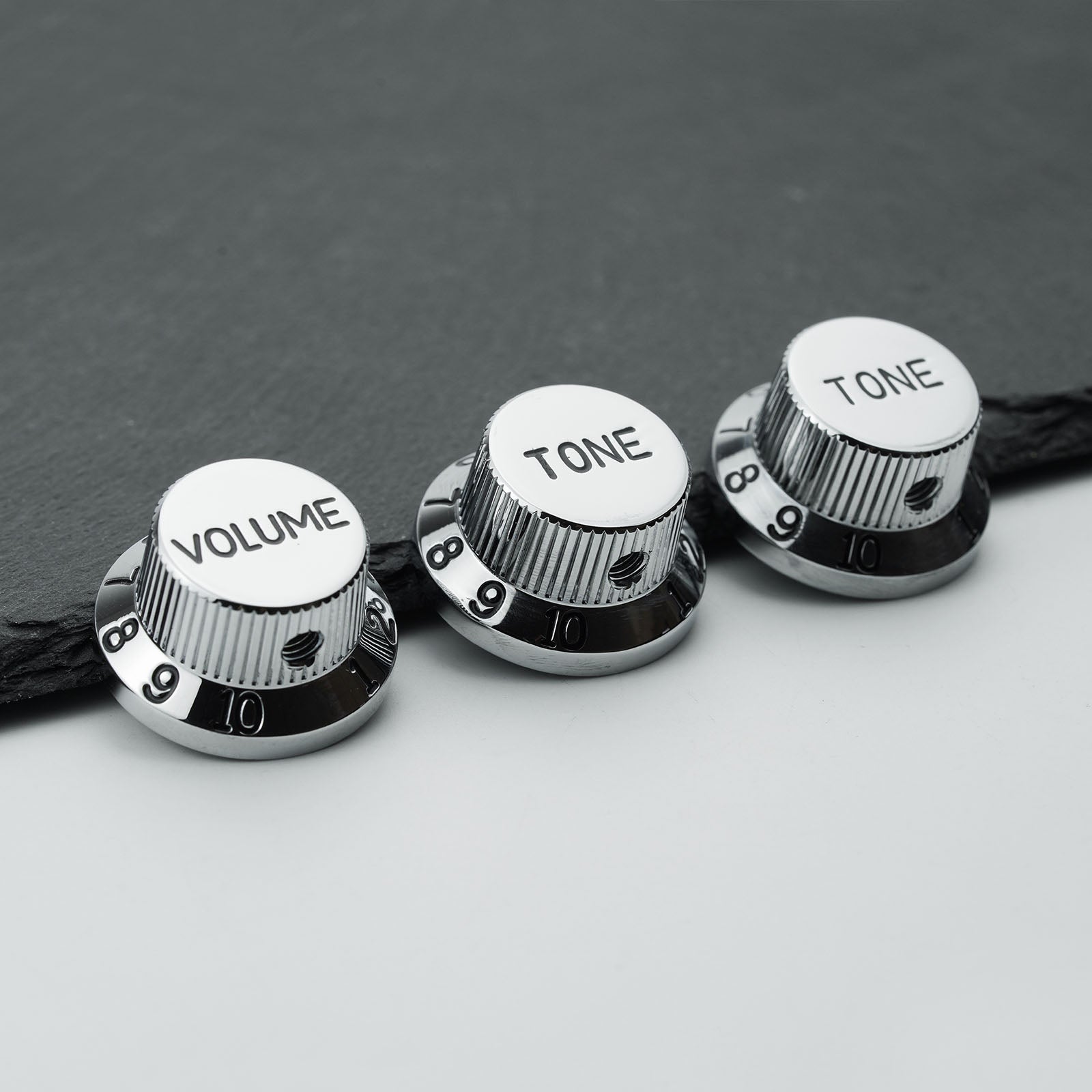 Aluminum Alloy Control Knob Dia. 6.3mm for Guitar & Bass | Guyker