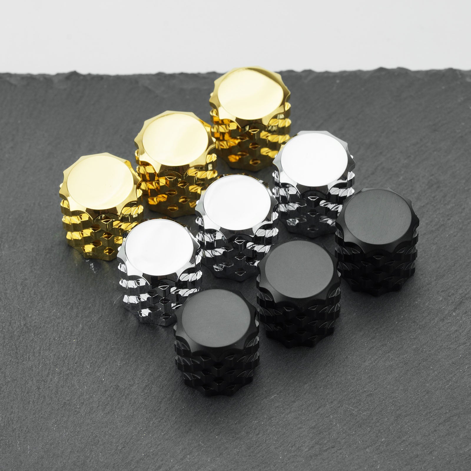 Aluminum Alloy Control Knob Dia. 6.3mm for Guitar & Bass | Guyker
