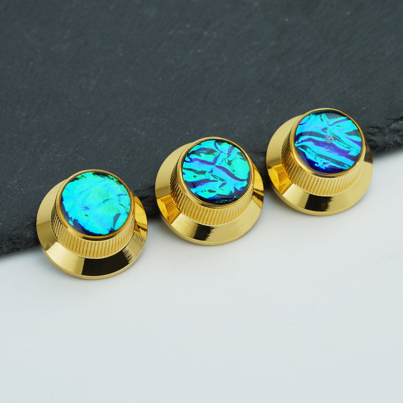 Aluminum Control Knobs Dia. 6.3mm for Electric Guitar & Bass | Guyker