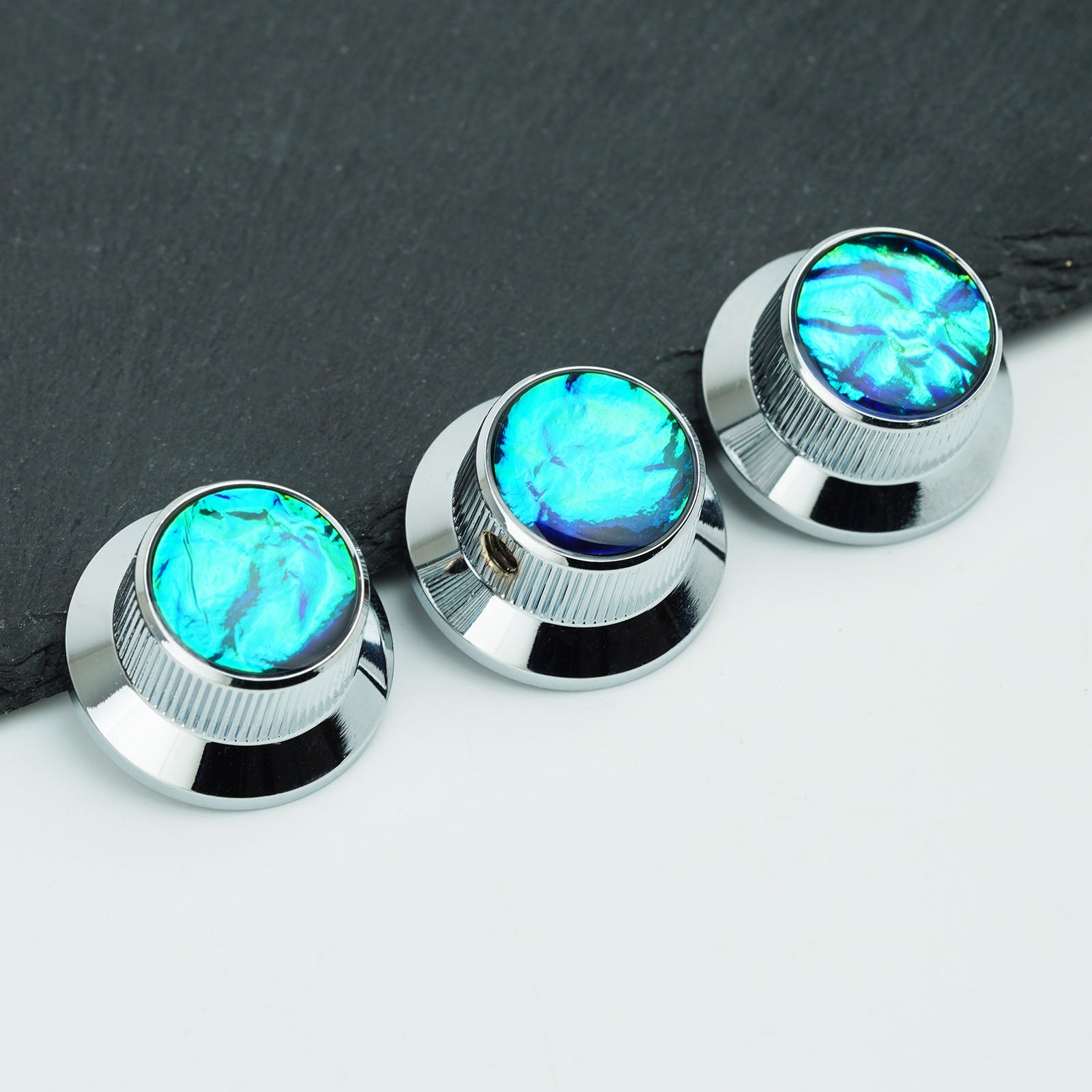 Aluminum Control Knobs Dia. 6.3mm for Electric Guitar & Bass | Guyker