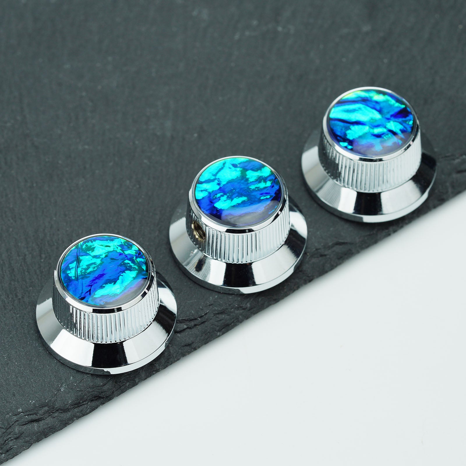 Aluminum Control Knobs Dia. 6.3mm for Electric Guitar & Bass | Guyker