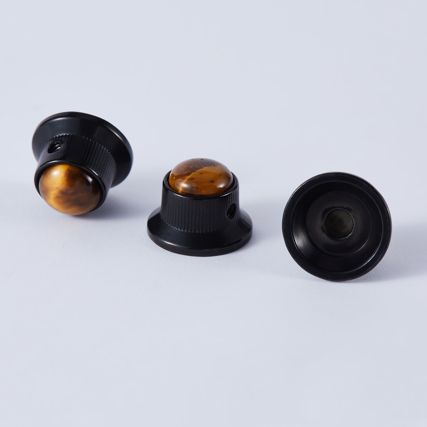 Amber Surface Metal Control Knobs Dia. 6mm for Electric Guitar & Bass | Guyker